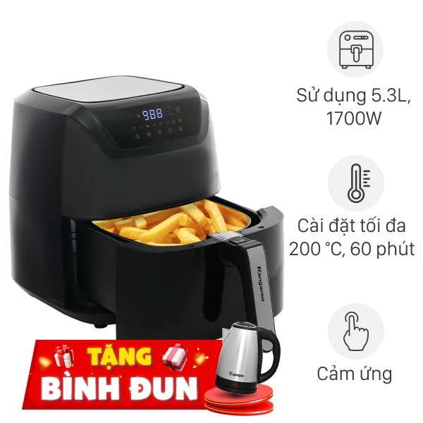 Nồi chiên không dầu Kangaroo 8 lít KG8AF1A
