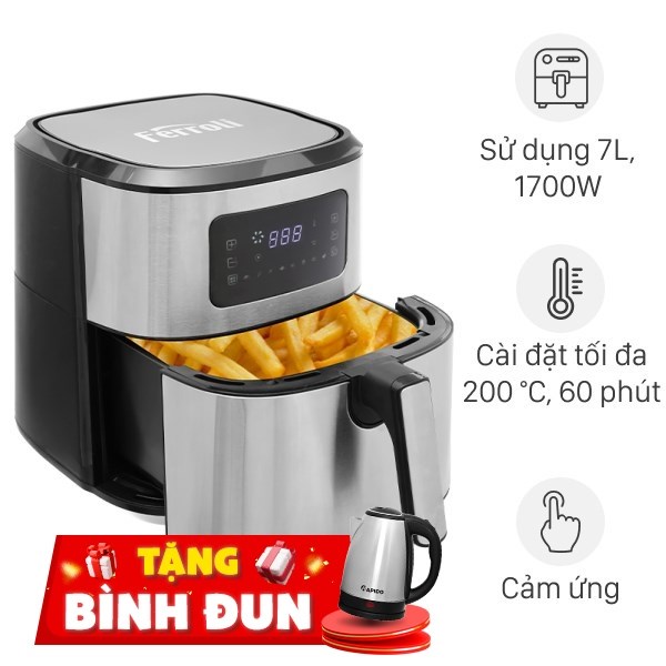Nồi chiên không dầu Ferroli 7 lít FAF-7.0D