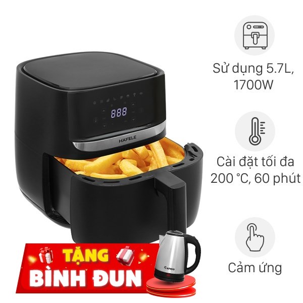 Nồi chiên không dầu Hafele 5.7 lít HS-AF502B (535.43.713)