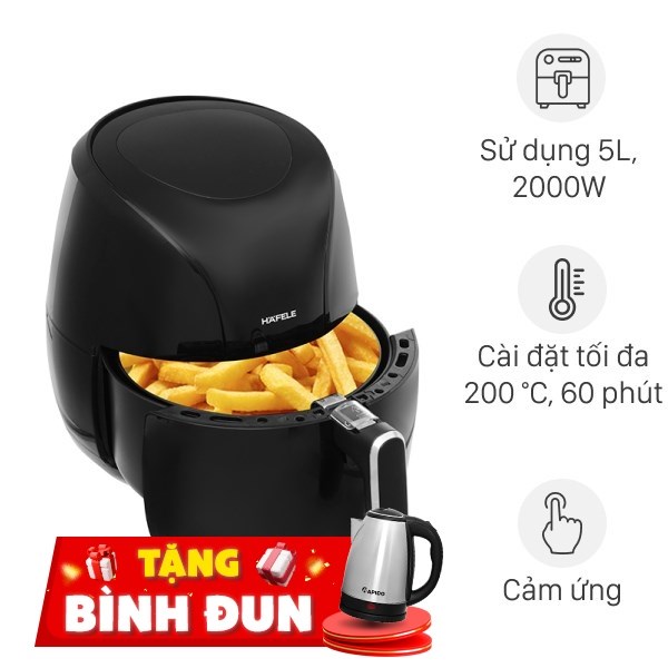 Nồi chiên không dầu Hafele 6.4 lít HS-AF601B (535.43.714)