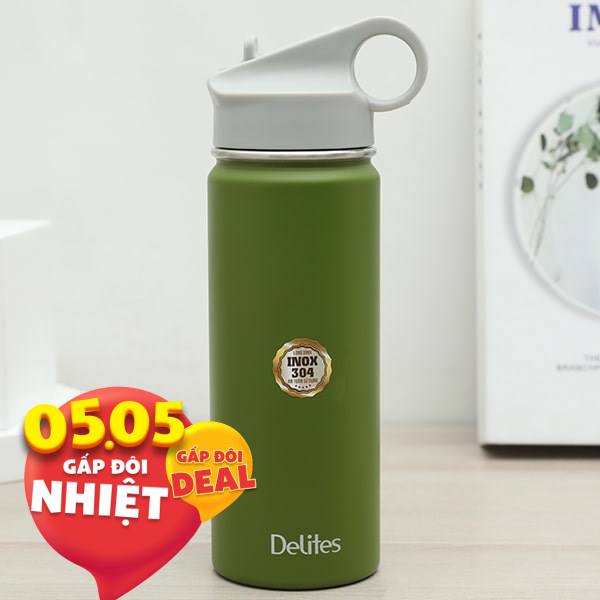 Bình giữ nhiệt nóng lạnh Inox 530 ml Delites Y1