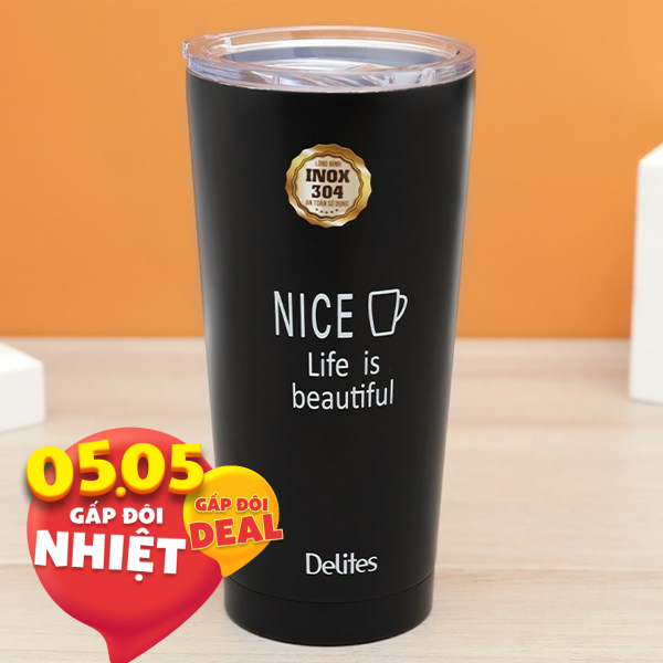 Ly giữ nhiệt Inox 500 ml Delites Q10A
