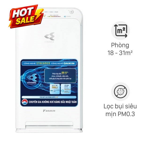 Máy lọc không khí Daikin MC40UVM6-7 23W