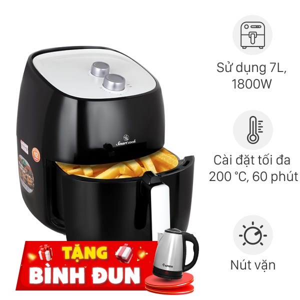 Nồi chiên không dầu Smartcook 7 lít AFS-3941