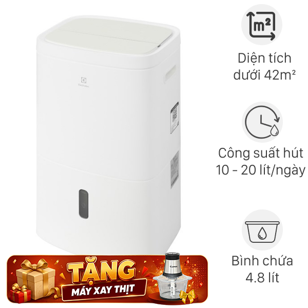 Máy hút ẩm Electrolux EDH10TRBW1 220W