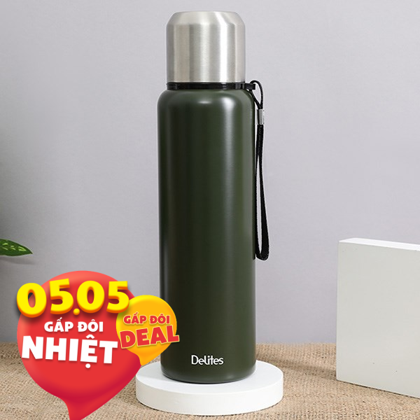 Bình giữ nhiệt nóng lạnh Inox 800 ml Delites Z85