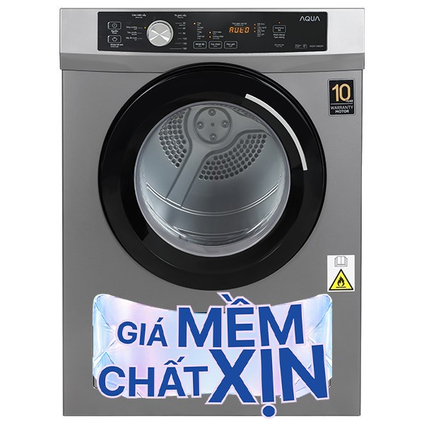 Máy sấy thông hơi Aqua 8 Kg AQH-V800H SS