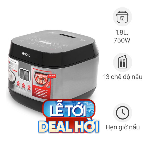 Nồi cơm điện tử Tefal 1.8 lít RK776B68
