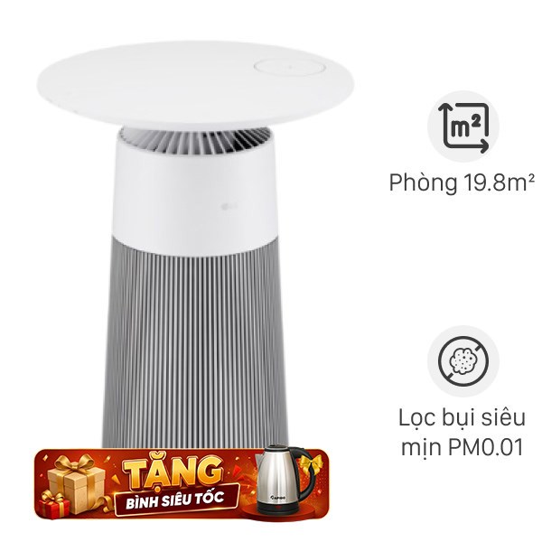 Máy lọc không khí LG PuriCare Aero Furniture AS20GPWU0 màu trắng 28W