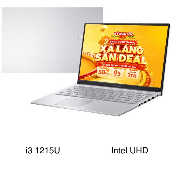 Laptop Asus Vivobook 15 X1504ZA - NJ102W (i3 1215U, 8GB, 512GB, Full HD, Win11)