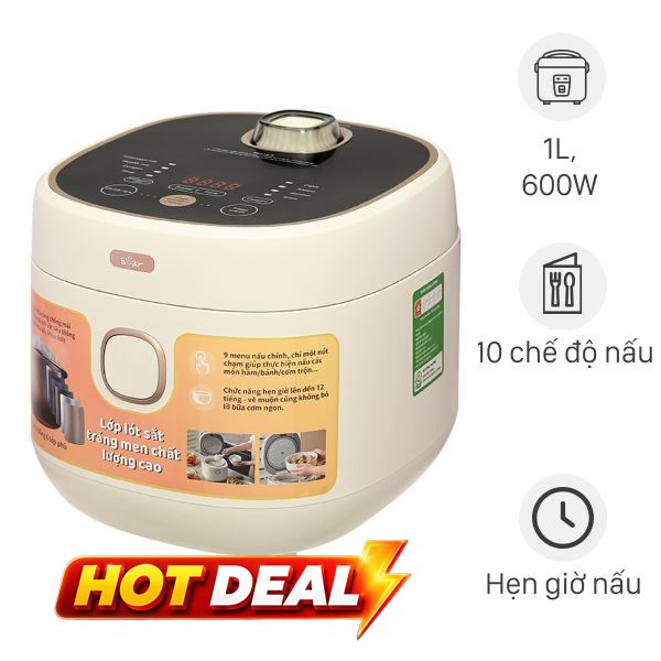 Nồi cơm điện tử Bear 1 lít DFB-C30D1