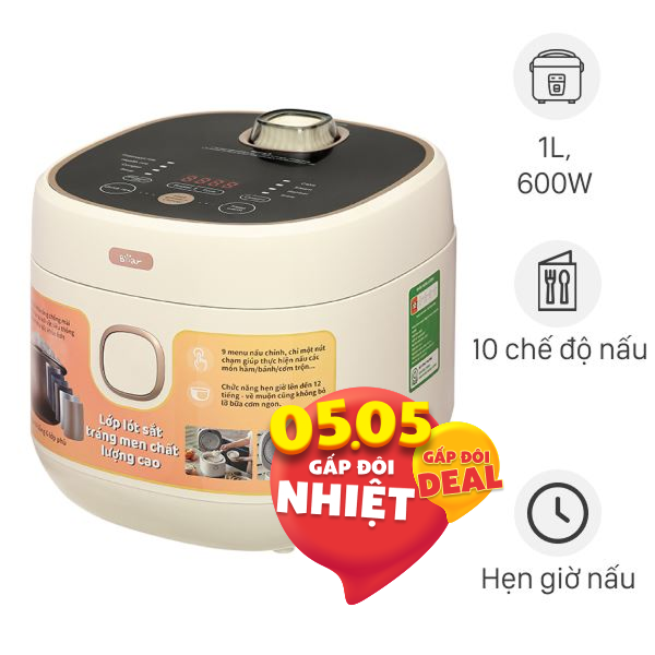 Nồi cơm điện tử Bear 1 lít DFB-C30D1