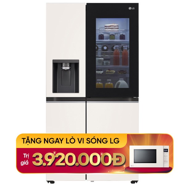 LG Inverter 635 lít InstaView Door-in-Door GR-X257BG