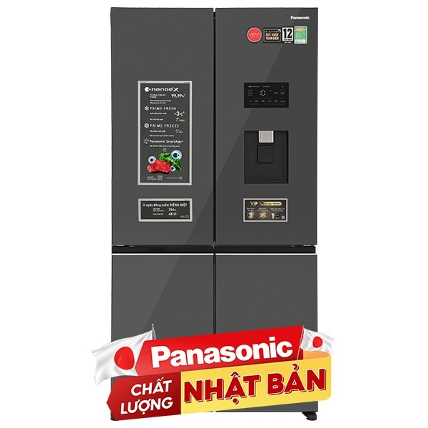 Tủ lạnh Panasonic Inverter 621 lít PRIME  Edition Multi Door NR-XY680YMMV