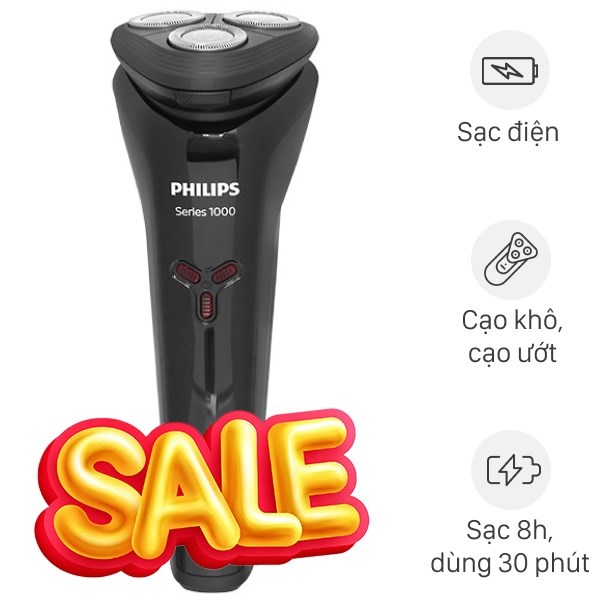 Máy cạo râu khô và ướt Philips S1103/02