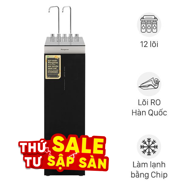 Máy lọc nước RO nóng nguội lạnh Hydrogen Kangaroo KG12A6