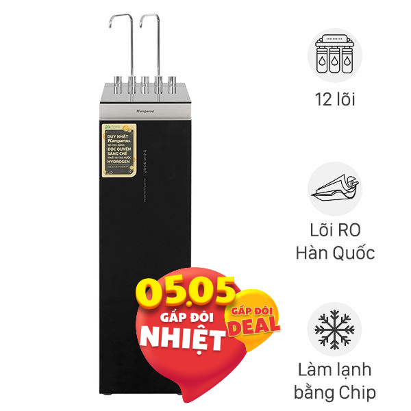 Máy lọc nước RO nóng nguội lạnh Hydrogen Kangaroo KG12A6