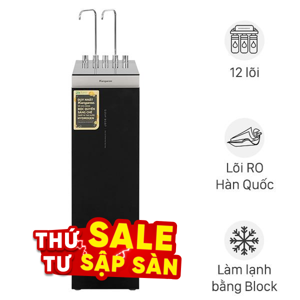 Máy lọc nước RO nóng nguội lạnh Hydrogen Kangaroo KG12A8