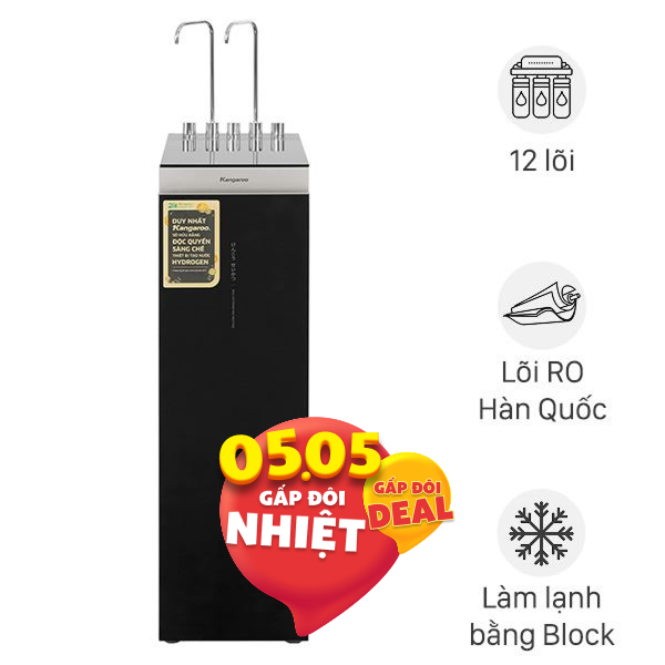 Máy lọc nước RO nóng nguội lạnh Hydrogen Kangaroo KG12A8