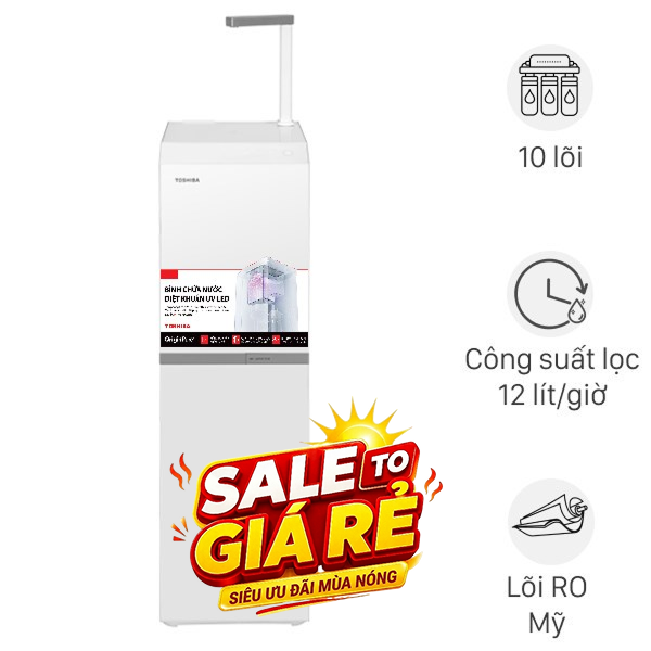 Máy lọc nước RO Hydrogen Toshiba TWP-N2396SVN(W)