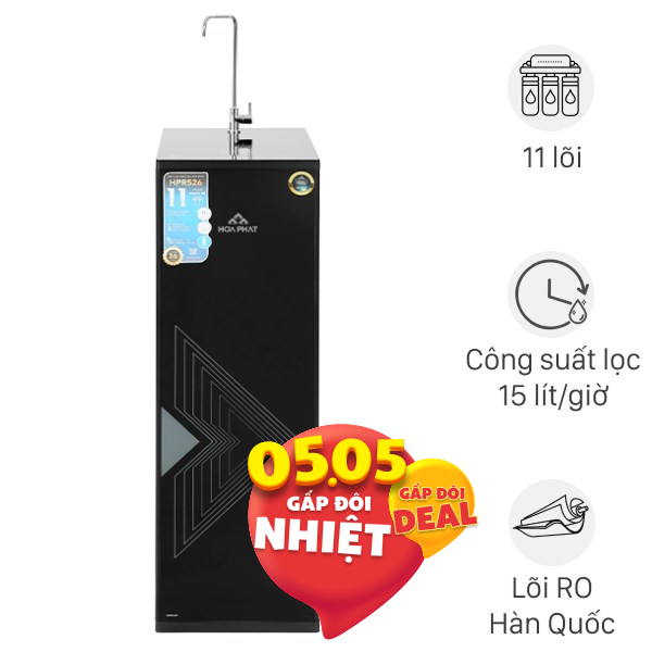 Máy lọc nước RO Hydrogen Hòa Phát HPR526 11 lõi