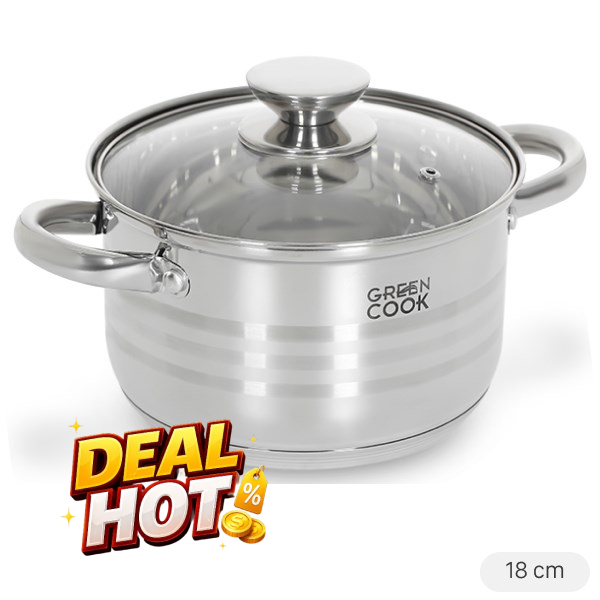 Nồi inox 5 đáy Green Cook GCS243-18IH