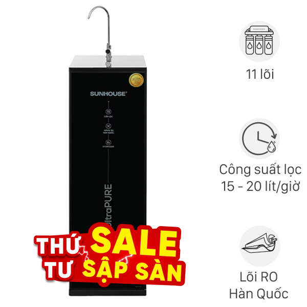 Máy lọc nước RO Hydrogen Sunhouse SHA8800KL