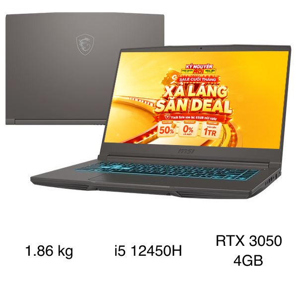 MSI Gaming Thin 15 B12UC i5 12450H (2045VN)