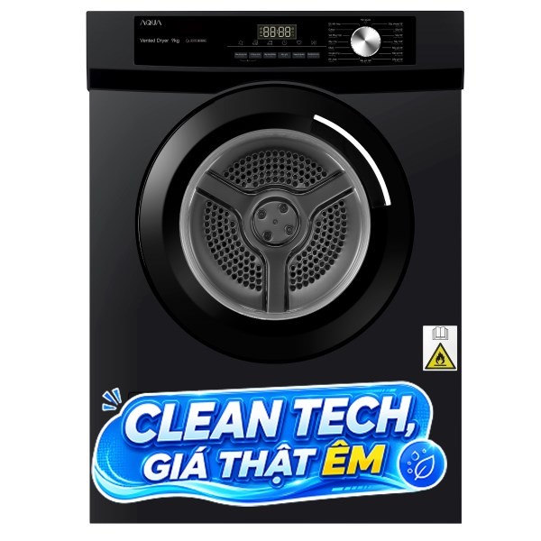 Máy sấy thông hơi Aqua 9 Kg AQH-V901K PS