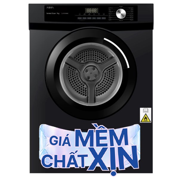 Máy sấy thông hơi Aqua 9 Kg AQH-V901K PS