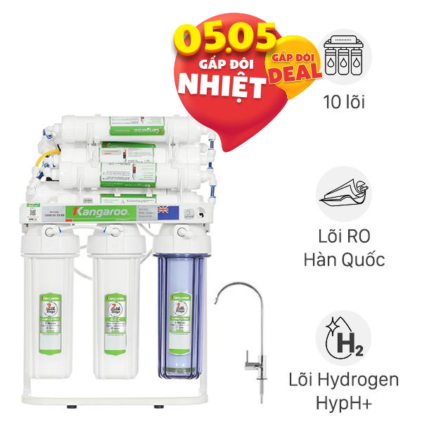 Máy lọc nước RO Hydrogen Kangaroo KGRP10