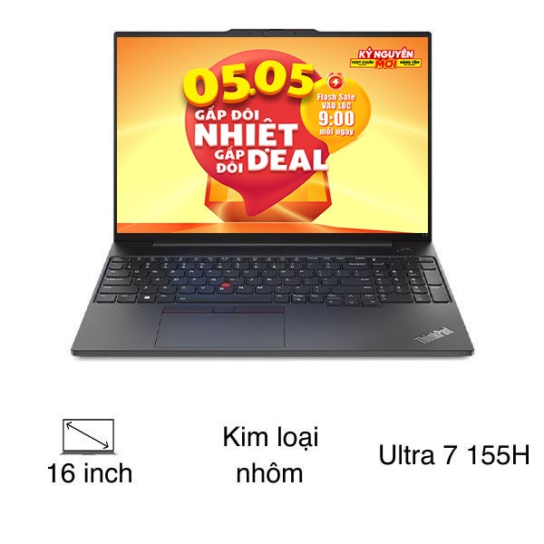 Laptop Lenovo ThinkPad E16 Ultra 7 155H/32GB/1TB/Win11 (21MA004PVN)