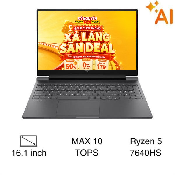 HP Gaming VICTUS 16 s0173AX R5 7640HS (A9LG9PA)