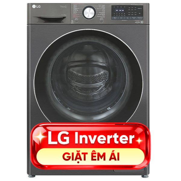 LG Inverter Giặt 11 Kg - Sấy 7 Kg FV1411D4B