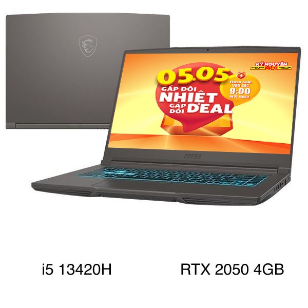 MSI Gaming Thin 15 B13UCX i5 13420H (2080VN)
