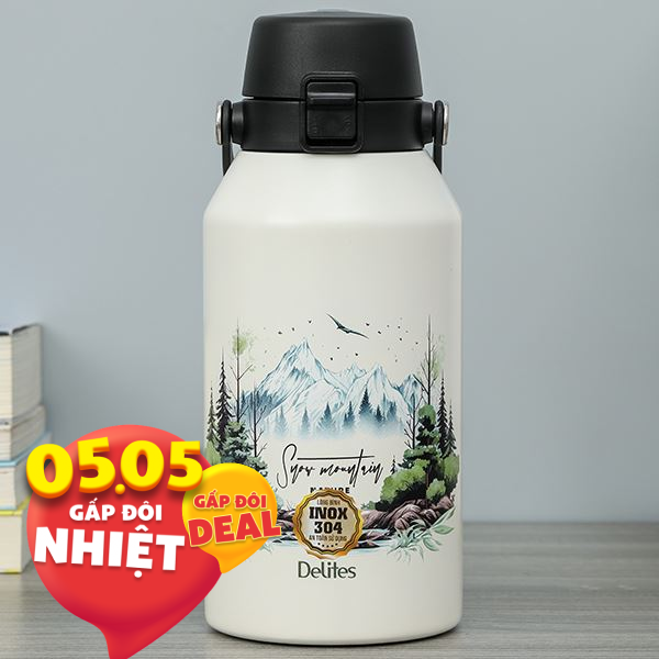 Bình giữ nhiệt nóng lạnh Inox 750 ml Delites Y80A