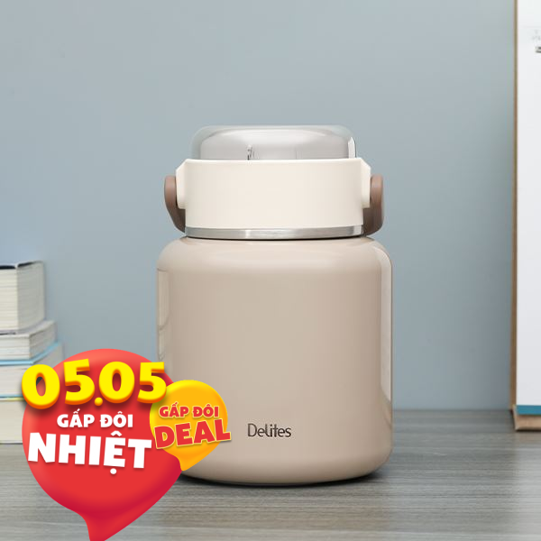 Bình giữ nhiệt nóng lạnh Inox 800 ml Delites XB-24170