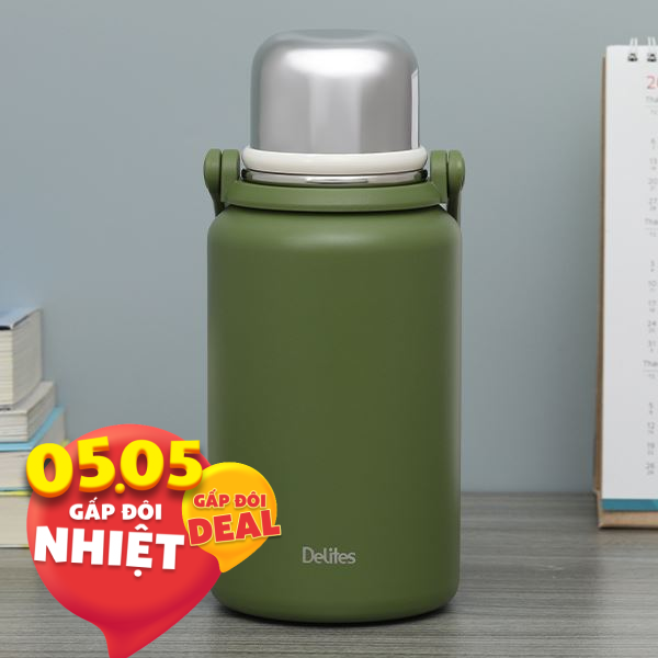Bình giữ nhiệt nóng lạnh Inox 900 ml Delites XB-22132