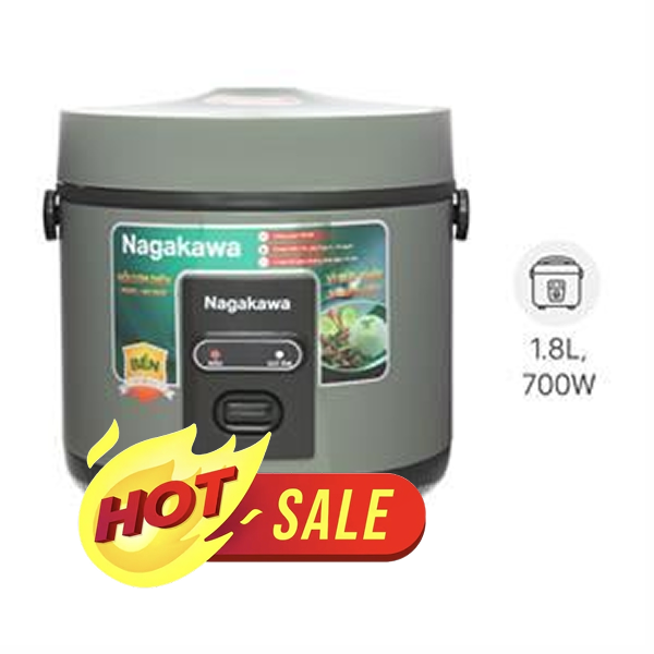 Nồi cơm nắp gài Nagakawa 1.8 lít NRC3836