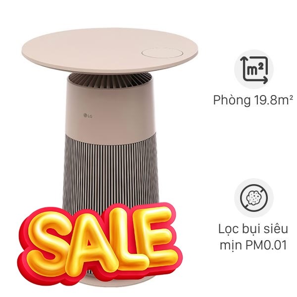 Máy lọc không khí LG PuriCare Aero Furniture AS20GPBK0 màu nâu 28W