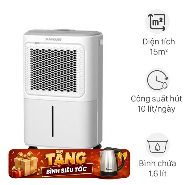 Máy hút ẩm Sunhouse SHD-DHB1001 220W