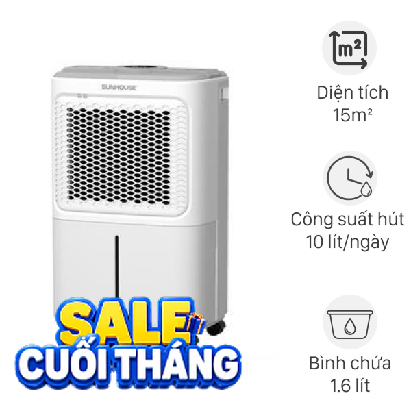 Máy hút ẩm Sunhouse SHD-DHB1001 220W