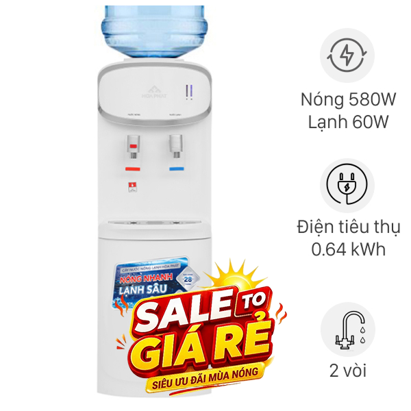 Cây nước nóng lạnh Hòa Phát HTL236 640W