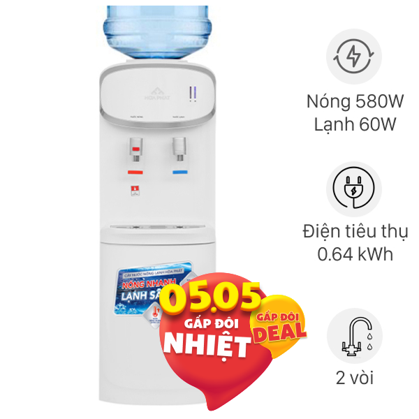 Cây nước nóng lạnh Hòa Phát HTL236 640W