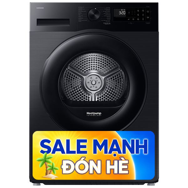 Máy sấy bơm nhiệt Samsung 9 Kg DV90CGC2A0ABSV