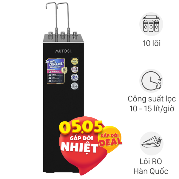 Máy lọc nước RO nóng nguội lạnh Mutosi MP-S129