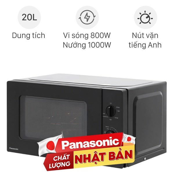 Lò vi sóng có nướng Panasonic NN-GM22QBYUE