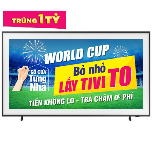 Smart Tivi Khung Tranh The Frame QLED Samsung AI 4K 65 inch QA65LS03F