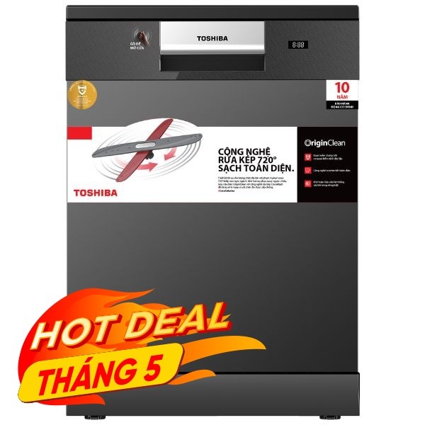 Máy rửa chén độc lập Toshiba DW-15F7(G)-VN