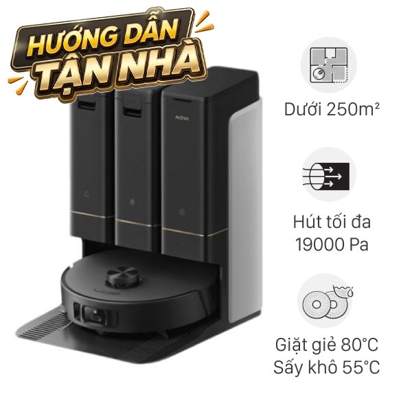 Robot hút bụi lau nhà Mova Z50 Ultra